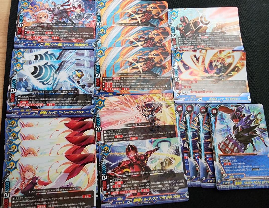 バディファイト　Jジェムクローンオリジンマント4枚セット　おまけ付き