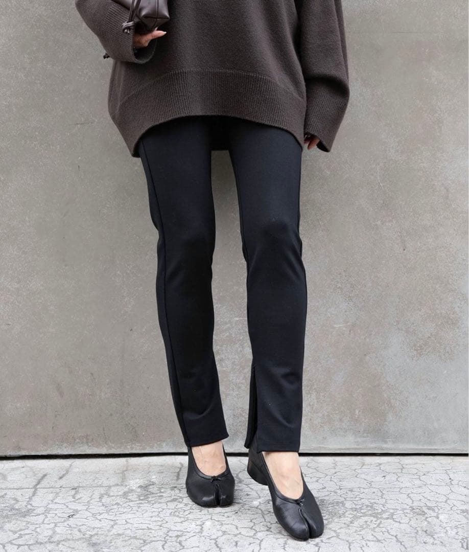 ドゥーズイェムクラス　zip leggings pants