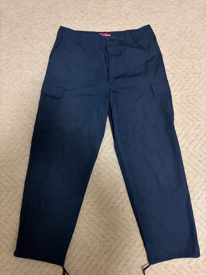 SUPREME カーゴパンツ ネイビー 32
