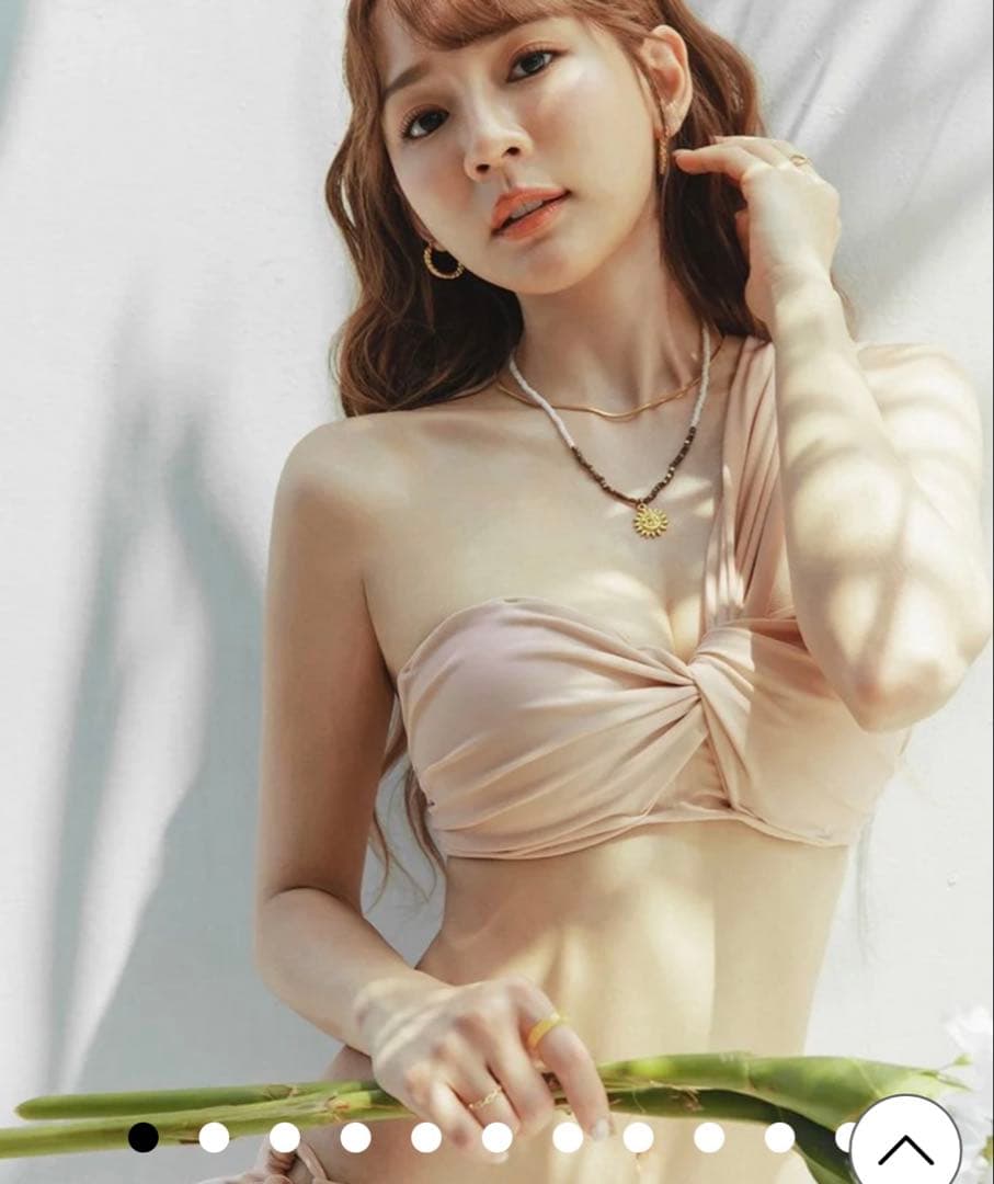 airspace 水着　ワンショルダービキニ　バンドゥ　上下