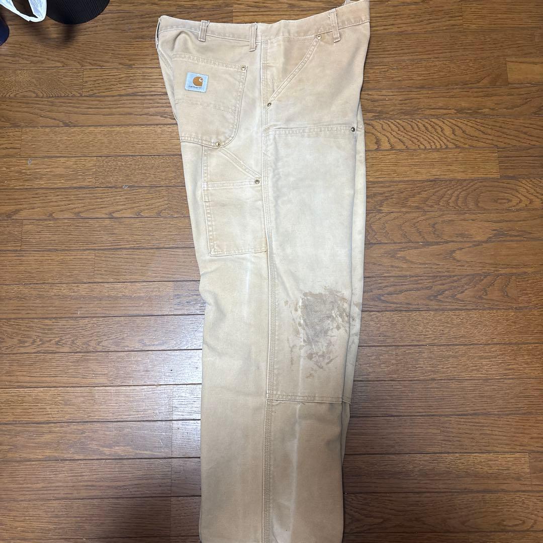 た*き様 80s Carhartt ベージュ ワークパンツ