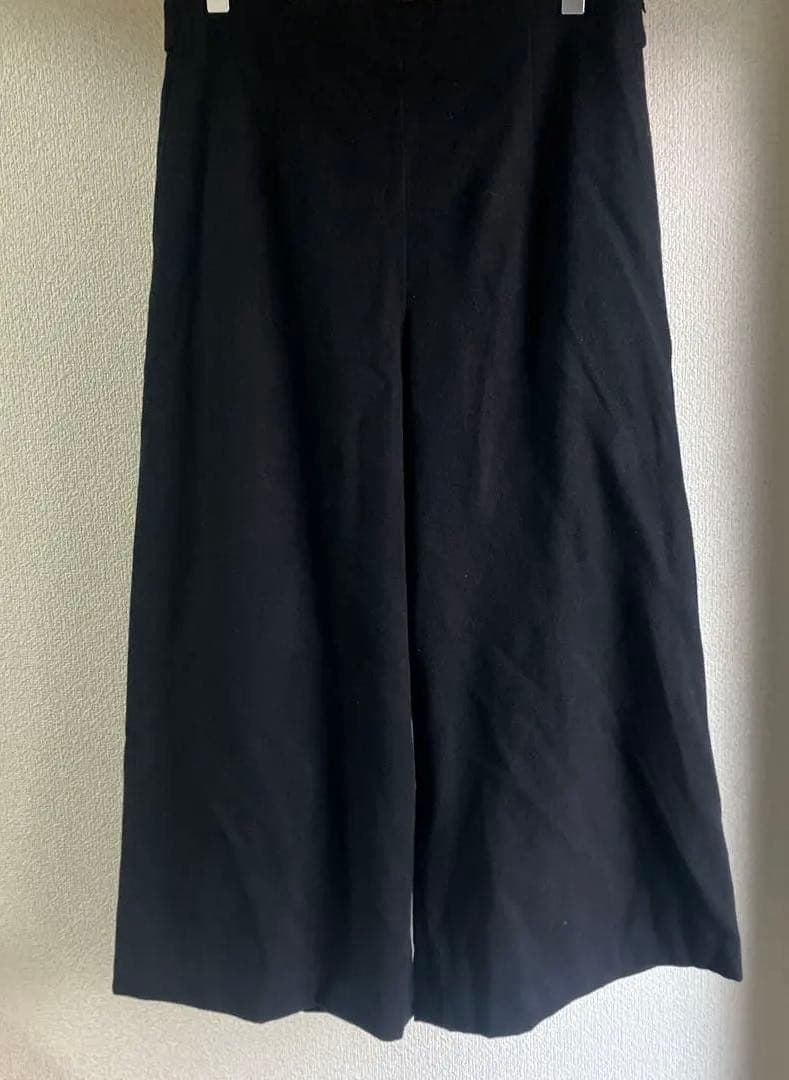 値下げ【美品】マーガレットハウエル　カシミヤ混　ワイドトラウザー