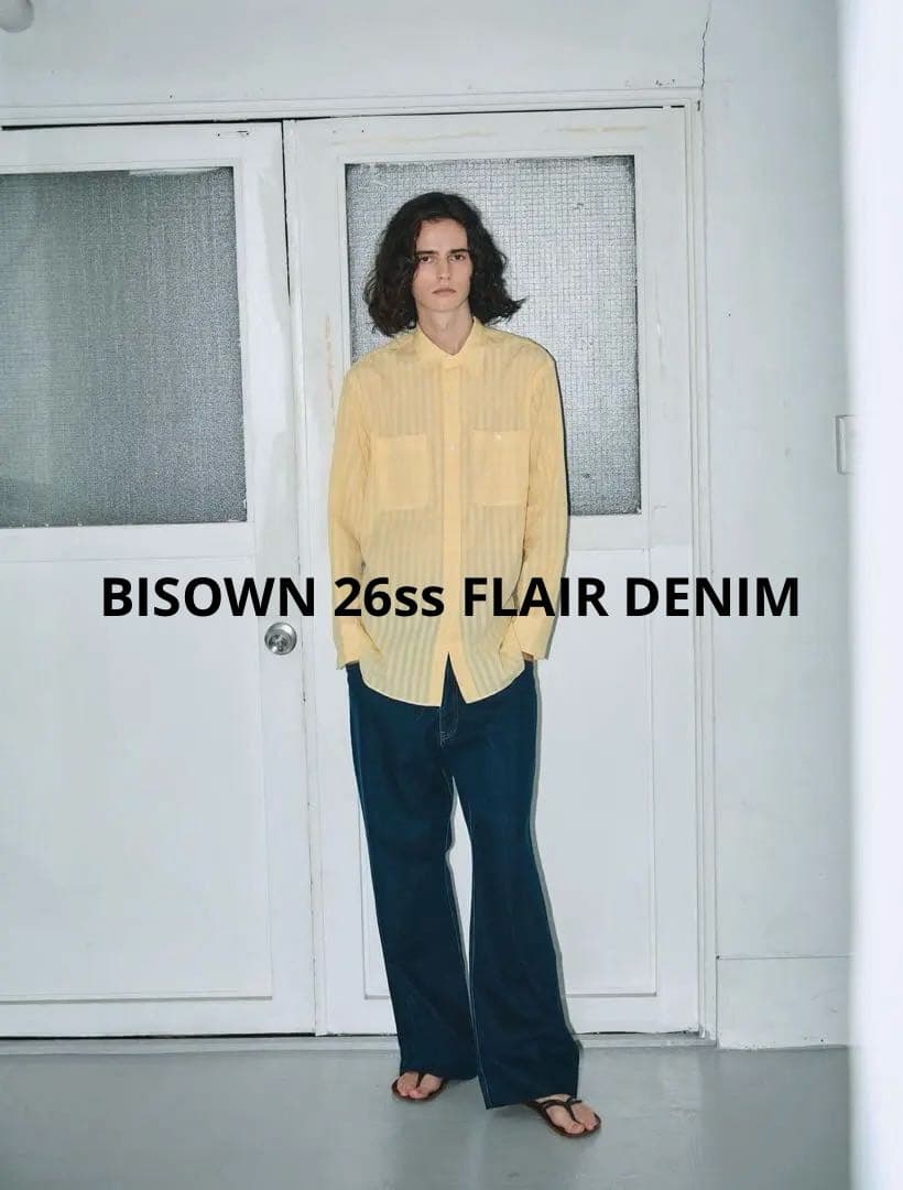 BISOWN 26ss FLAIR DENIM サイズ5