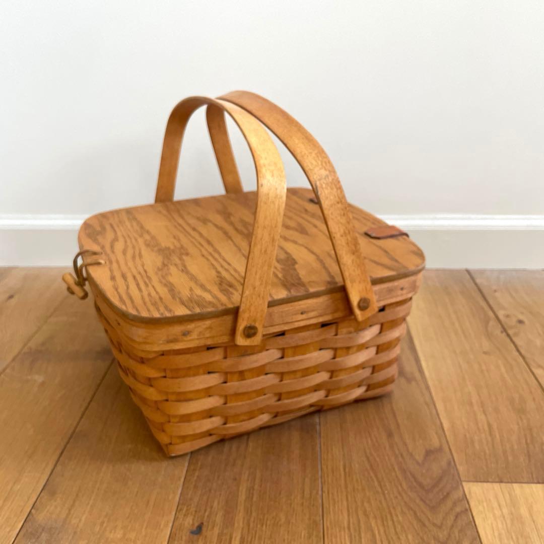 アメリカ アンティーク 大きな ロンガバーガー ピクニック バスケット