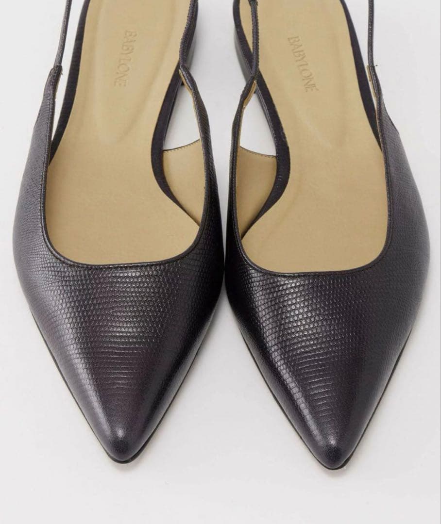 BABYLONE バビロン バックスリングパンプス