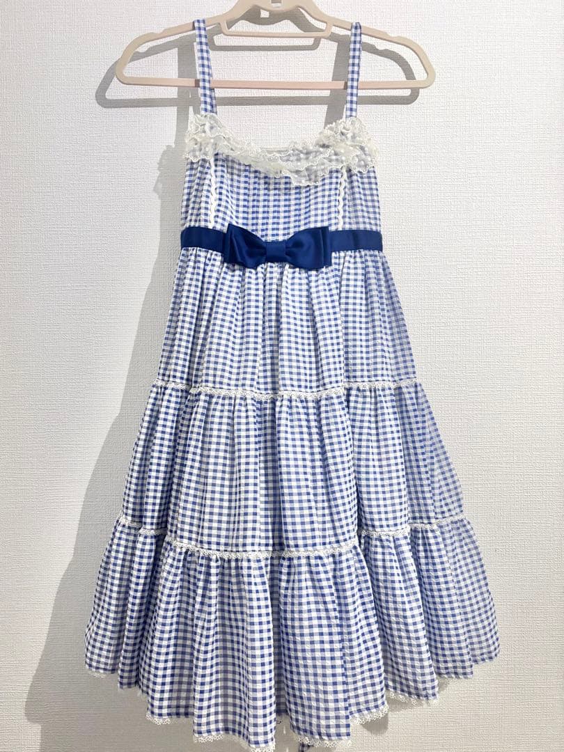 Angelic Pretty ホイップギンガムジャンパースカート