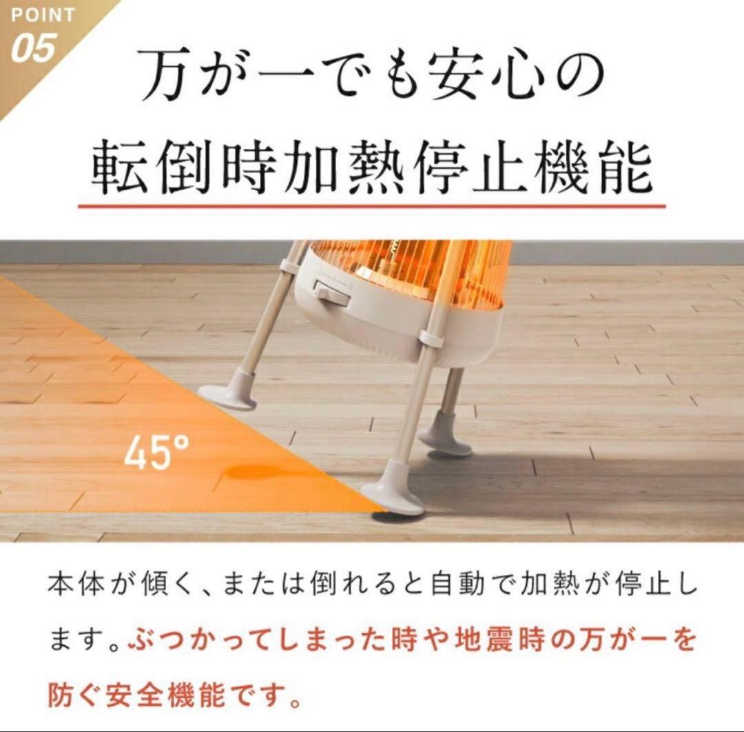 電気ヒーター NUKUREA 遠赤外線 暖房器具 電気ストーブ ファンヒーター
