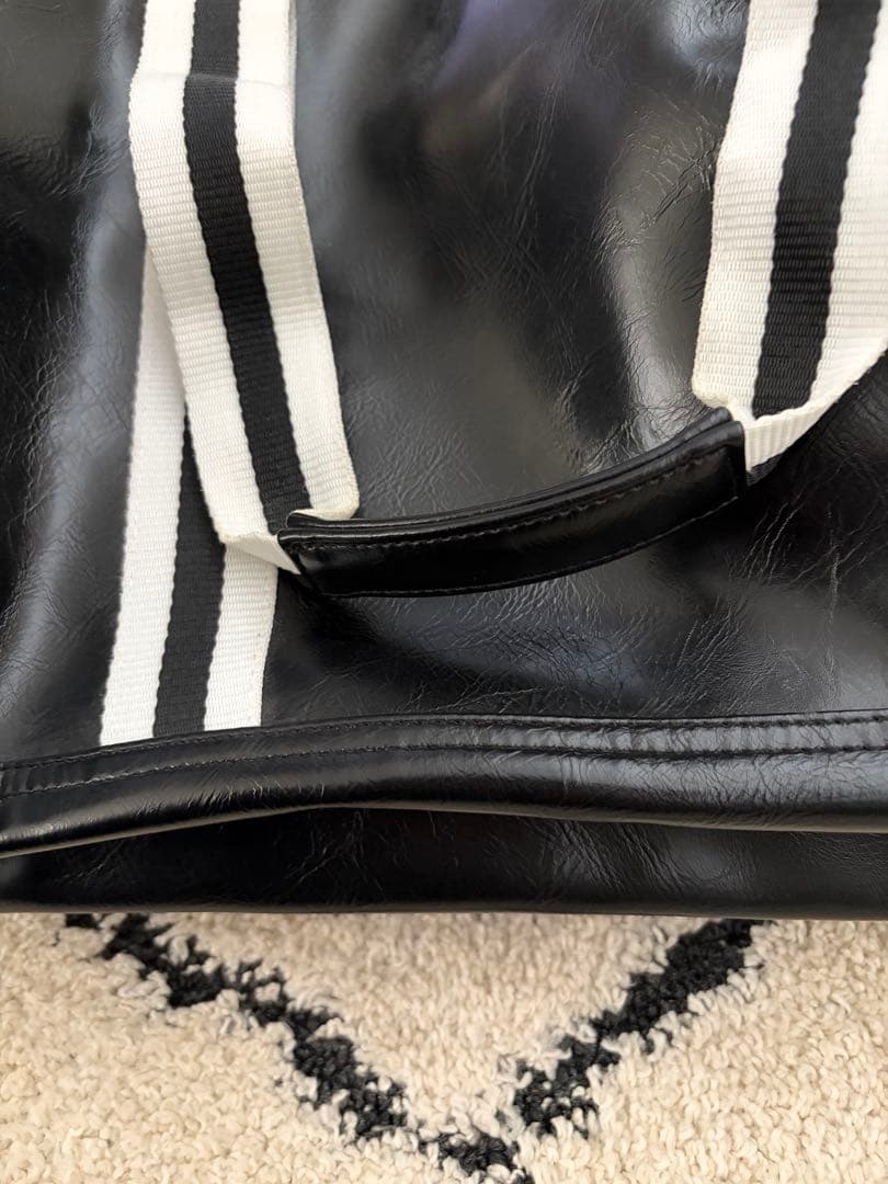 FRED PERRY ドラムバッグ ブラック/イエロー