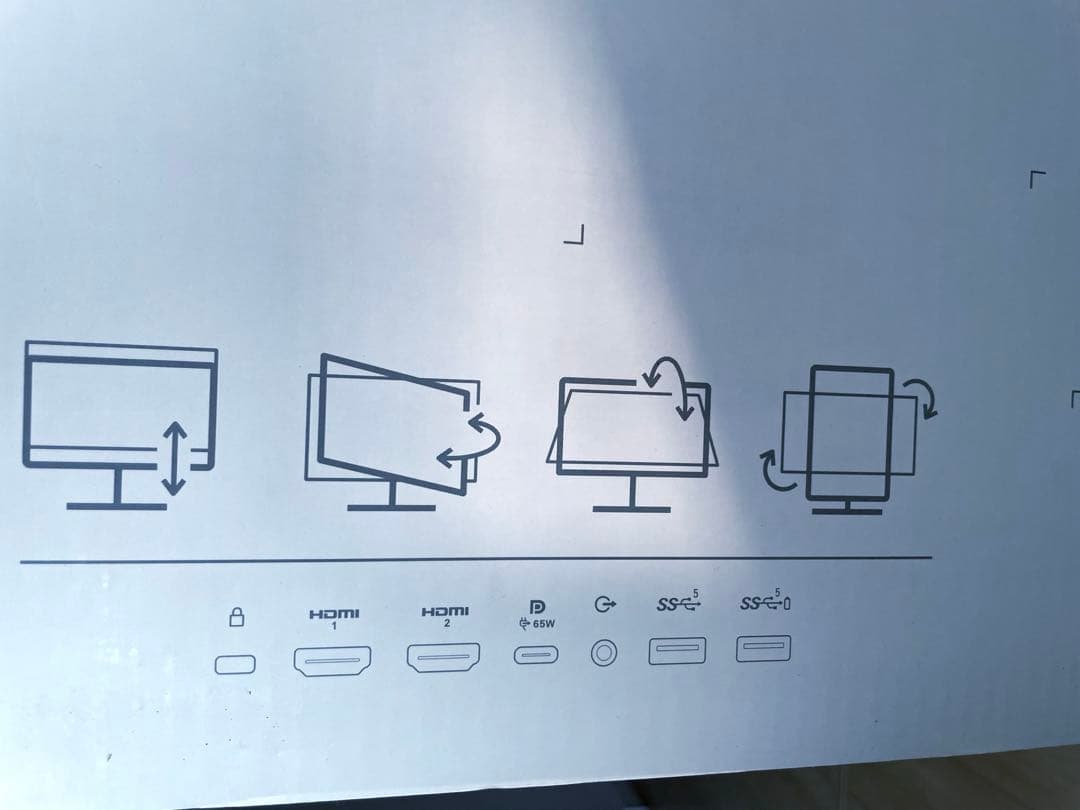 【美品】Dell S2722QC 27インチ4KモニターUSB Type-C