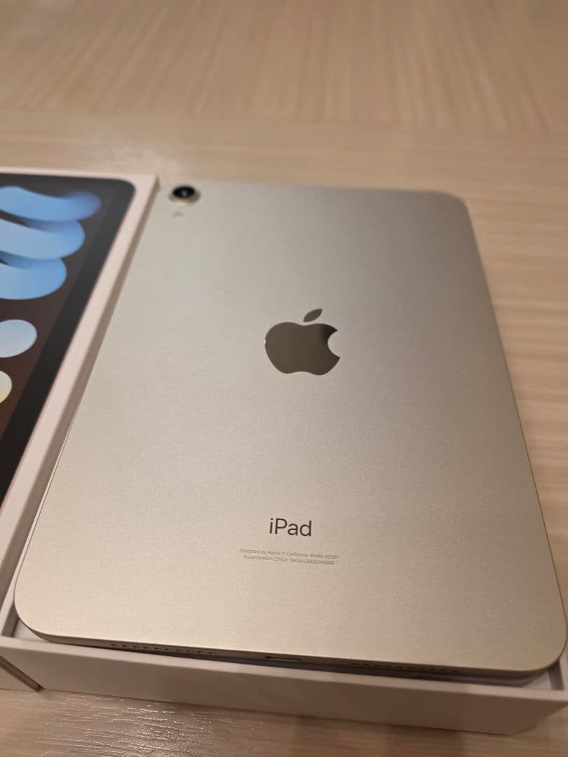 【極美品】iPad mini 第6世代 Wi-Fi版64GB スターライト