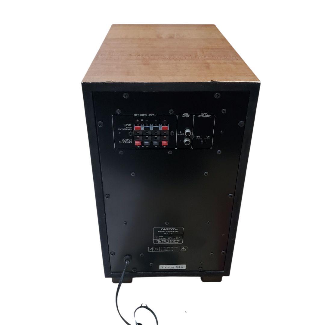 【本体】ONKYO オンキョー SL-105 サブウーファー