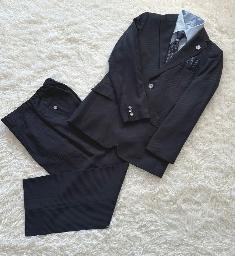 美品【ヒロミチナカノ】フォーマルスーツセット　卒業式　160