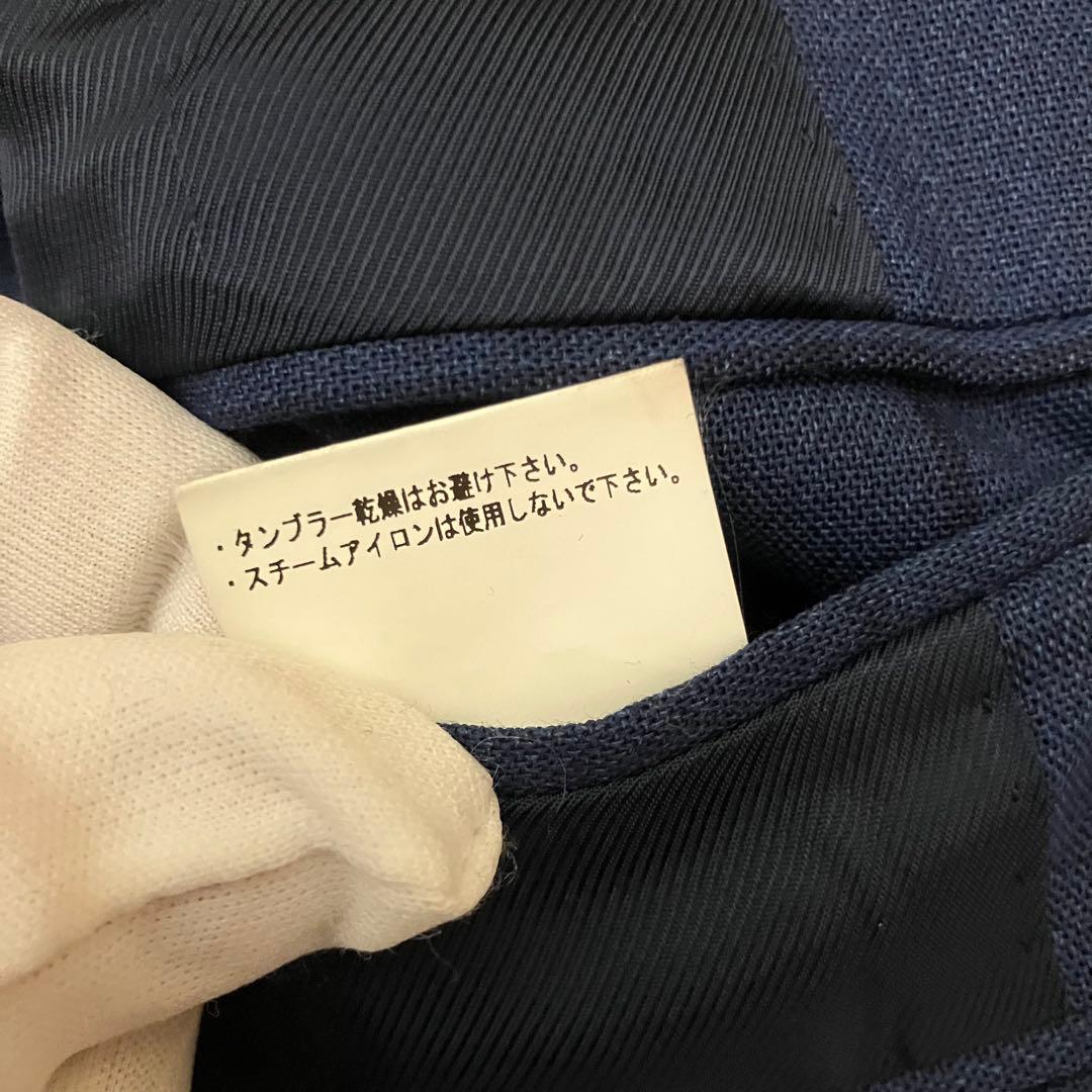 ✨未使用級✨SHIPS ロロピアーナ　テーラード　ウィンドペン　ネイビー　高級