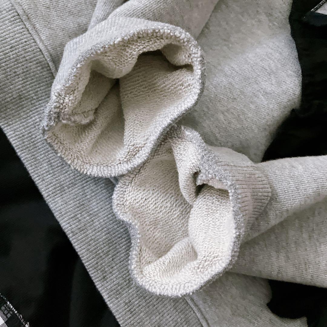 BEAMS BOY TORI-TO 別注 リボン スウェット シャツ グレー