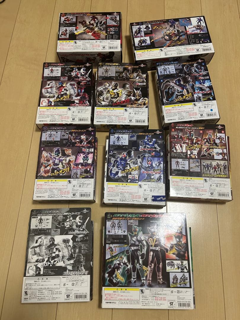 【当時品】仮面ライダーカブト　キャストオフライダーシリーズ10点セット