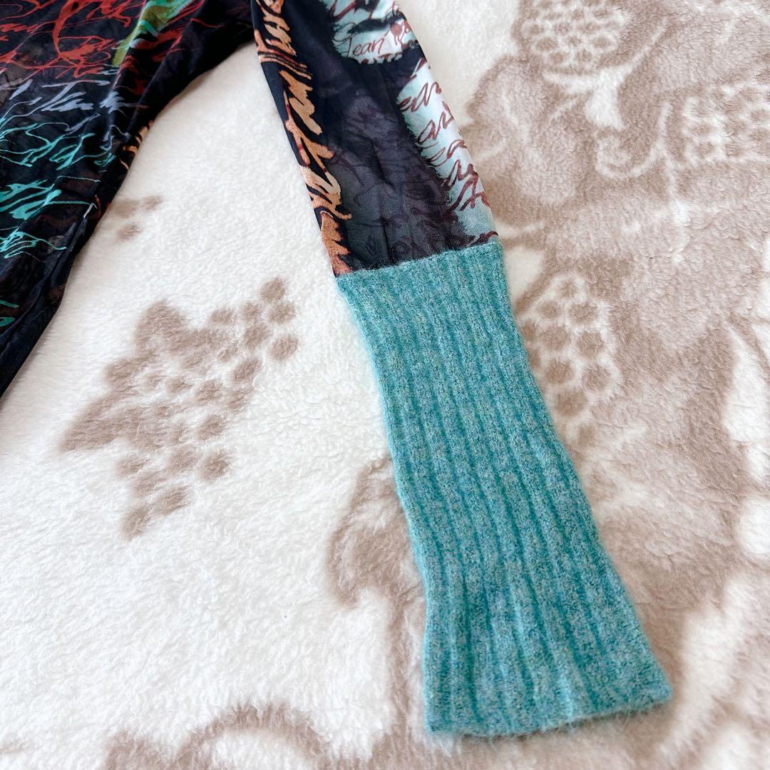 トップス Jean Paul Gaultier Fight Racism MESH TOP