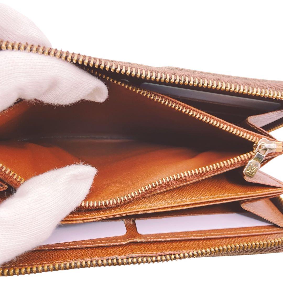 【ジャンク】LOUIS VUITTON モノグラム ジッピーウォレット☆鑑定済み