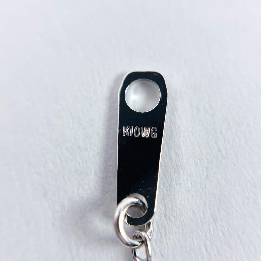 K10WG 1粒 天然ダイヤモンド ネックレス D:0.05ct