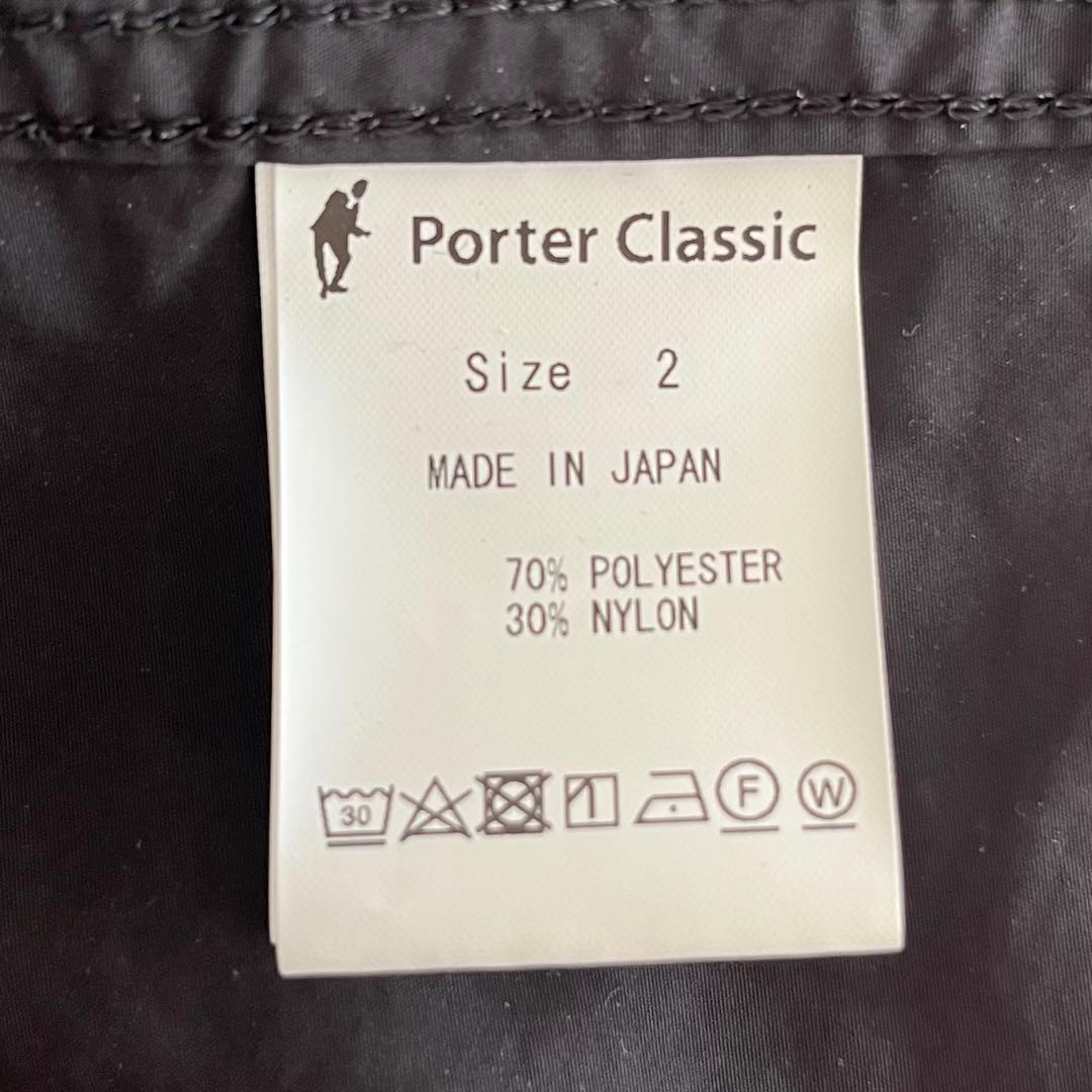 Porter Classic ウェザーミリタリーコート BLACK 2
