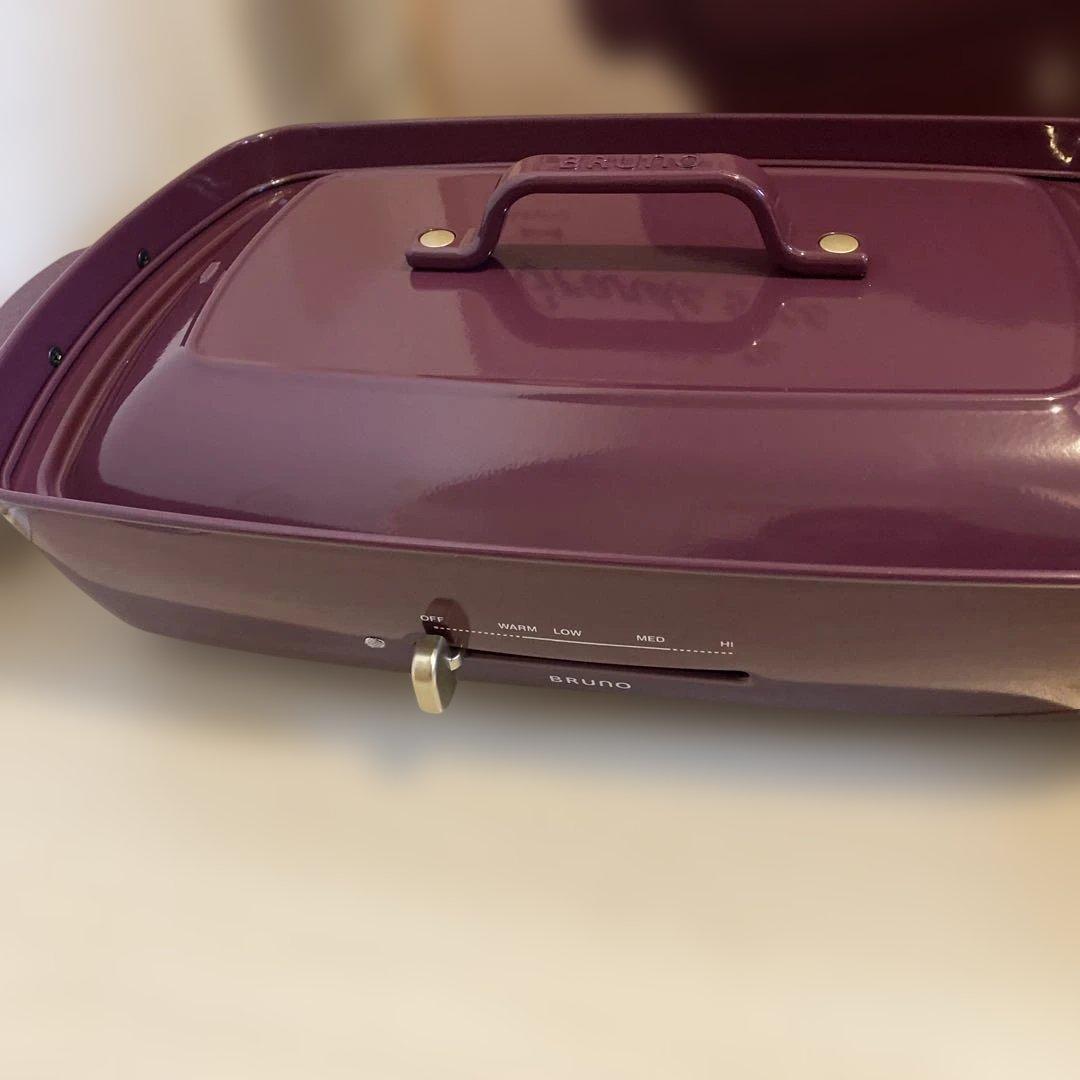 BRUNO ブルーノ ホットプレート グランデ BOE026 ワインレッド