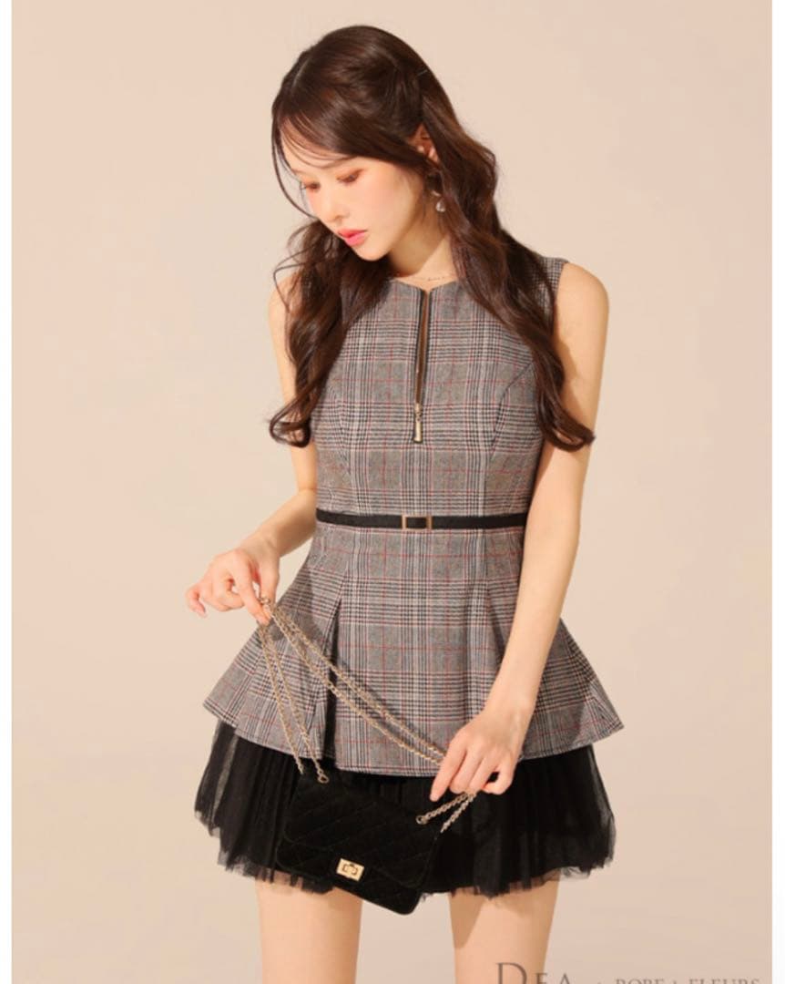 ローブドフルール ミニドレス