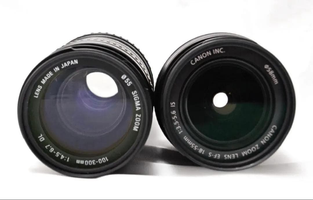 ❤️スマホ転送❤️初心者おすすめ❤️Canon Kiss x2 ダブルレンズ