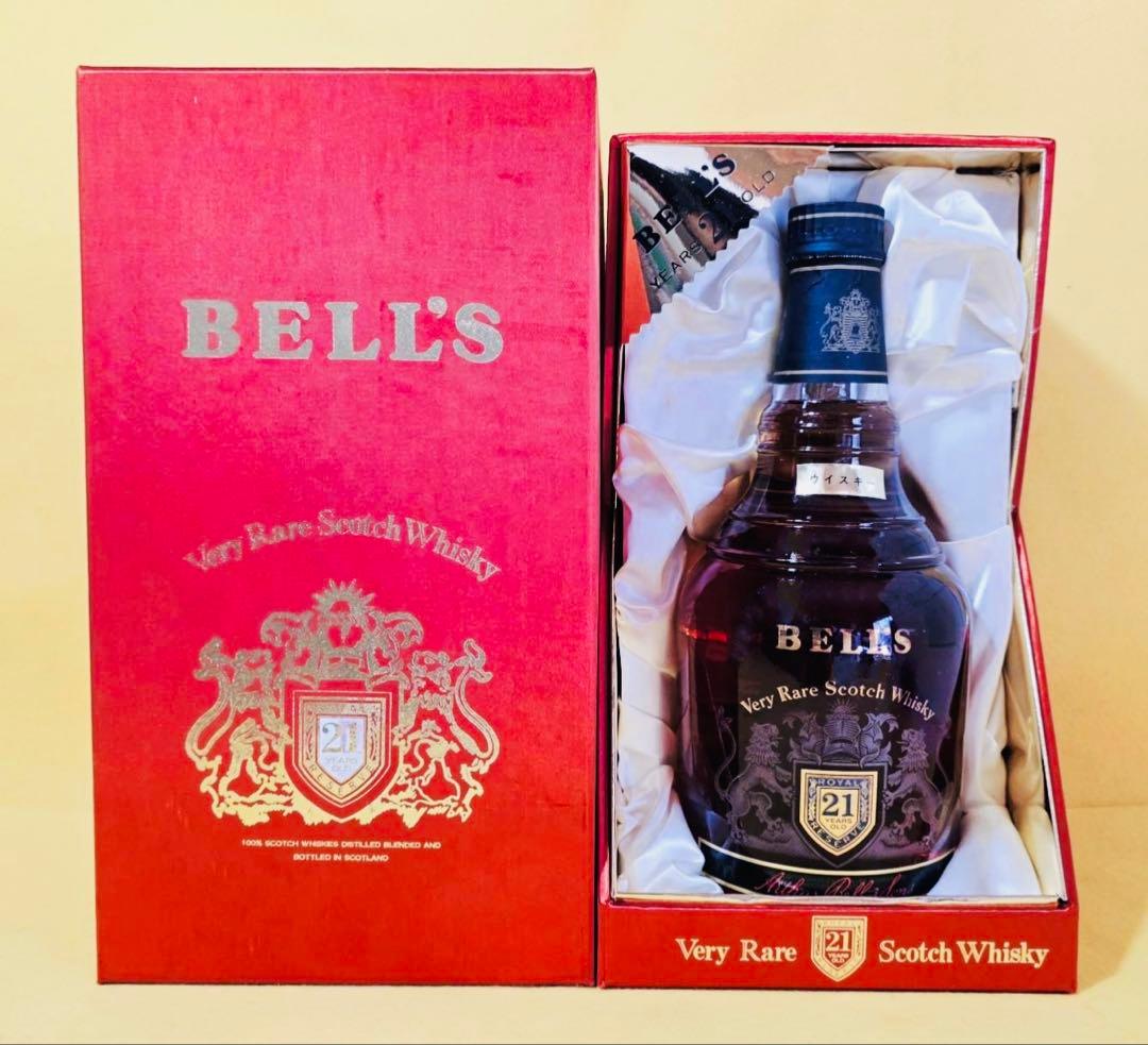 80sBELLSベルロイヤルリザーブ 21年スコッチウイスキーギフトボックス箱付