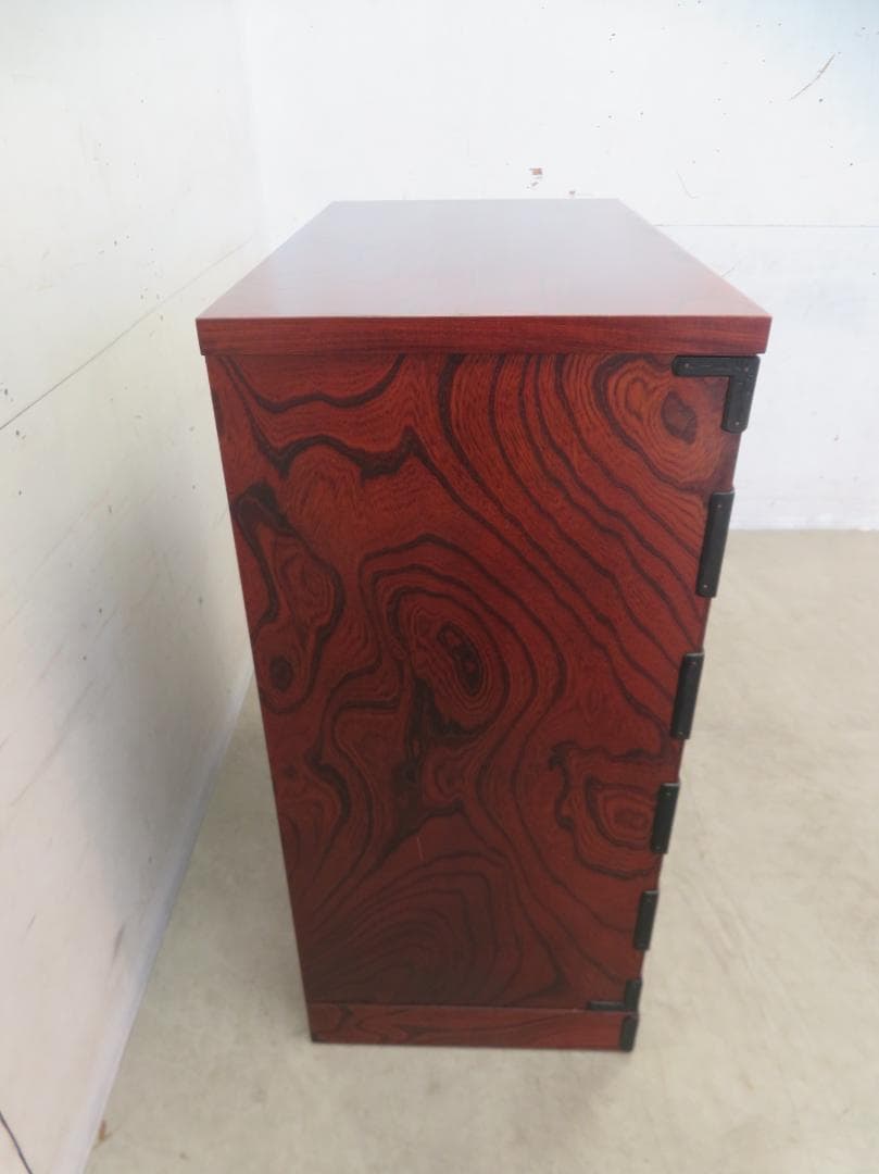 ■展示品■岩谷堂箪笥■伝統工芸品■拭漆■欅■整理箪笥■時代箪笥■5段■チェスト■