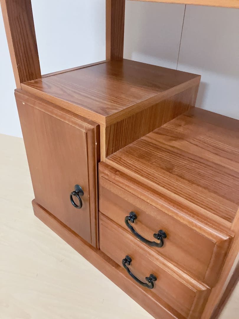 昭和レトロ　和風　飾り棚　和風チェスト　茶室　サイドチェスト