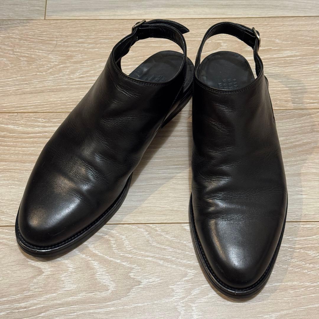 44 マルジェラ レザーサボ シューズ スリングバック