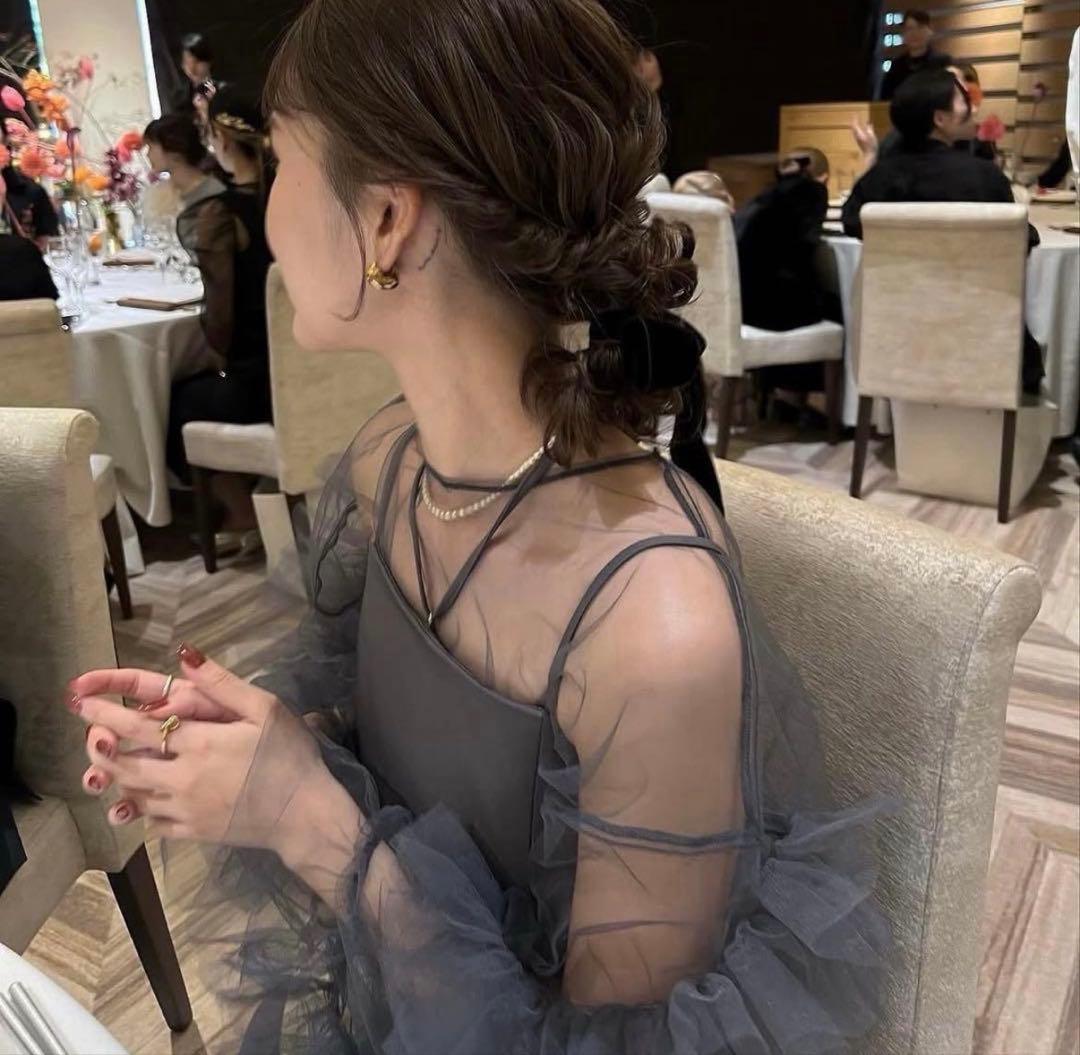 all in one × decorative tulle tops 即日発送‼️