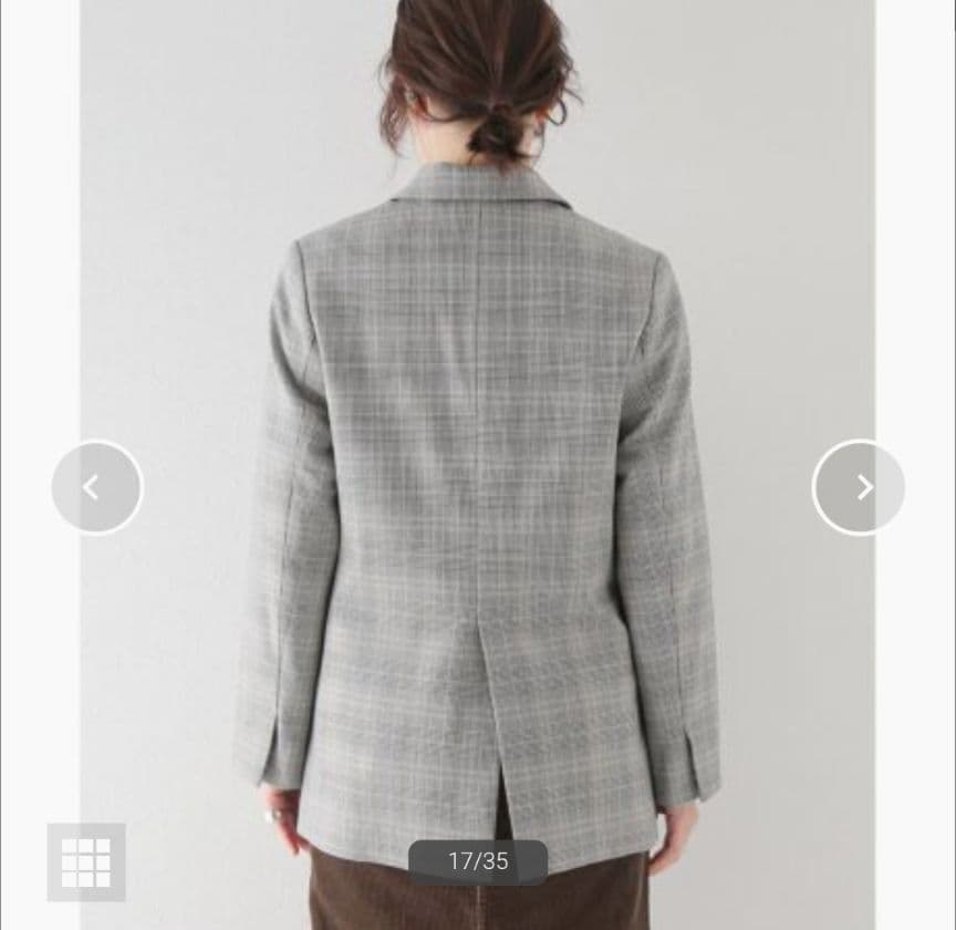 新品♥SLOBE IENA◆チェックWブレストジャケット　秋冬