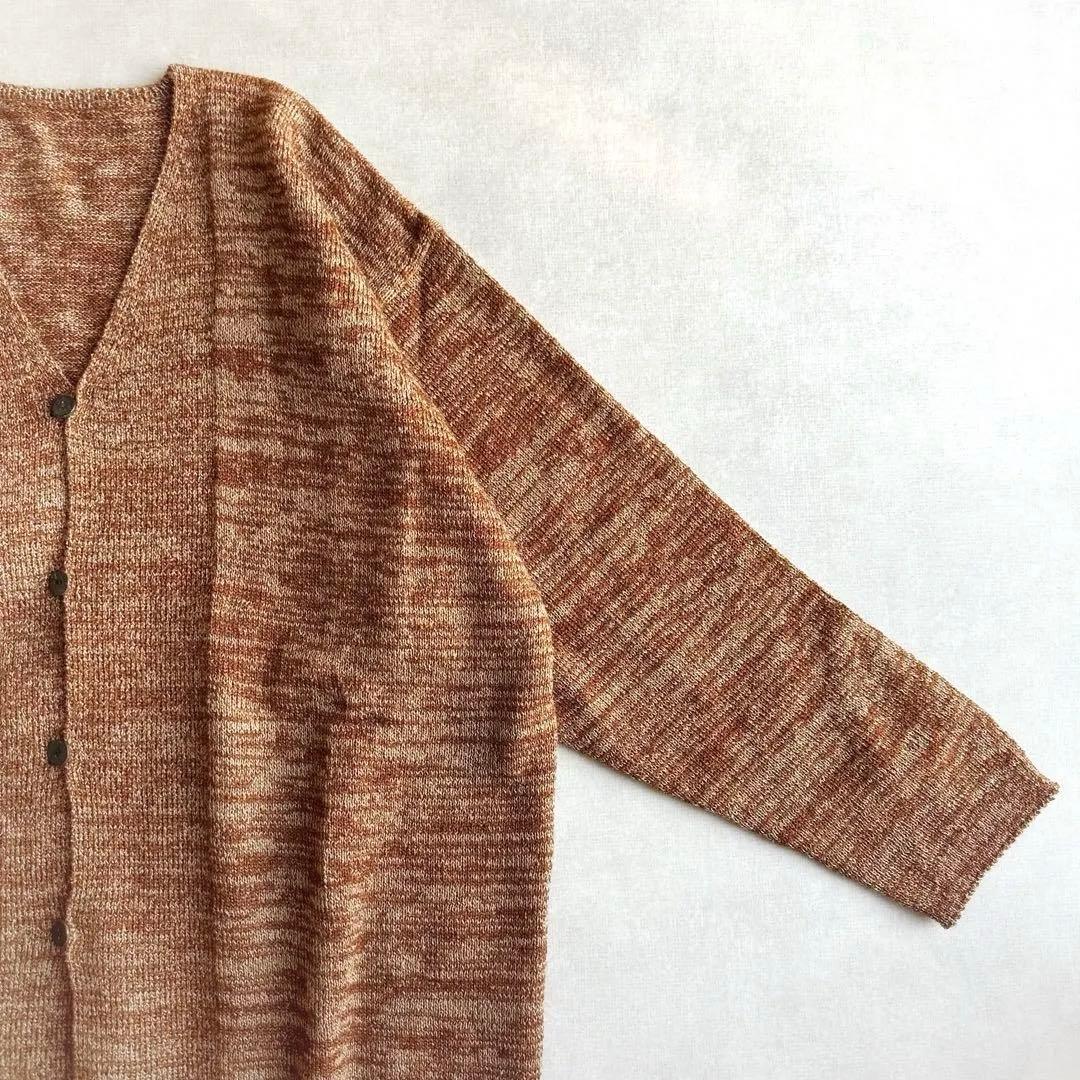 美品▲JURGEN LEHLヨーガンレール//カーディガン▲ブラウン