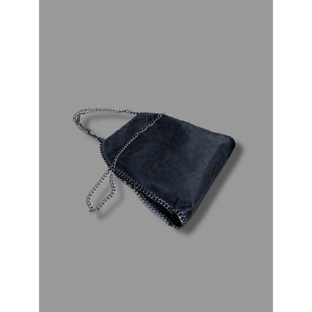 ひま CRACKED SHINY CHAIN BAG 766B