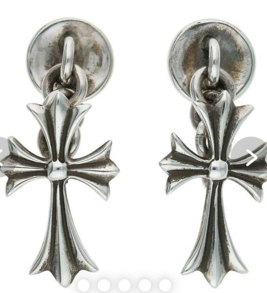 で*ん様 クロムハーツ CUFFLINKS/カフスボタン CHクロスカフス【 入