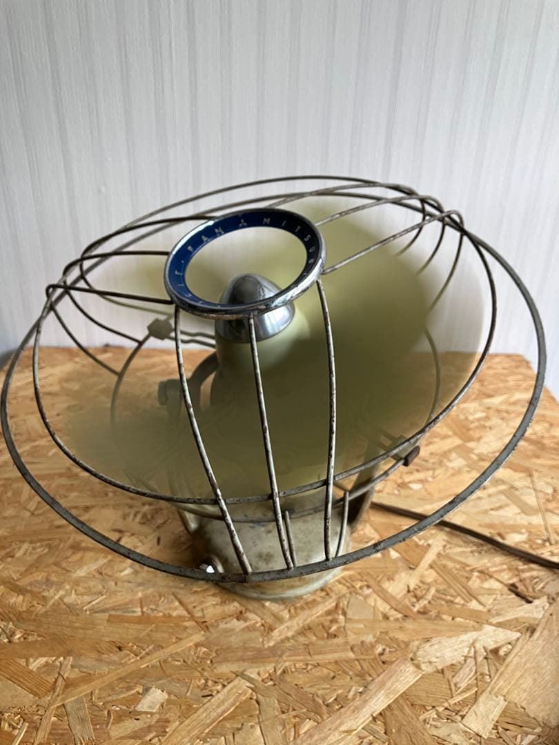 天井用 360度回転 レトロ扇風機 動作品　昭和アンティーク　列車内扇風機タイプ