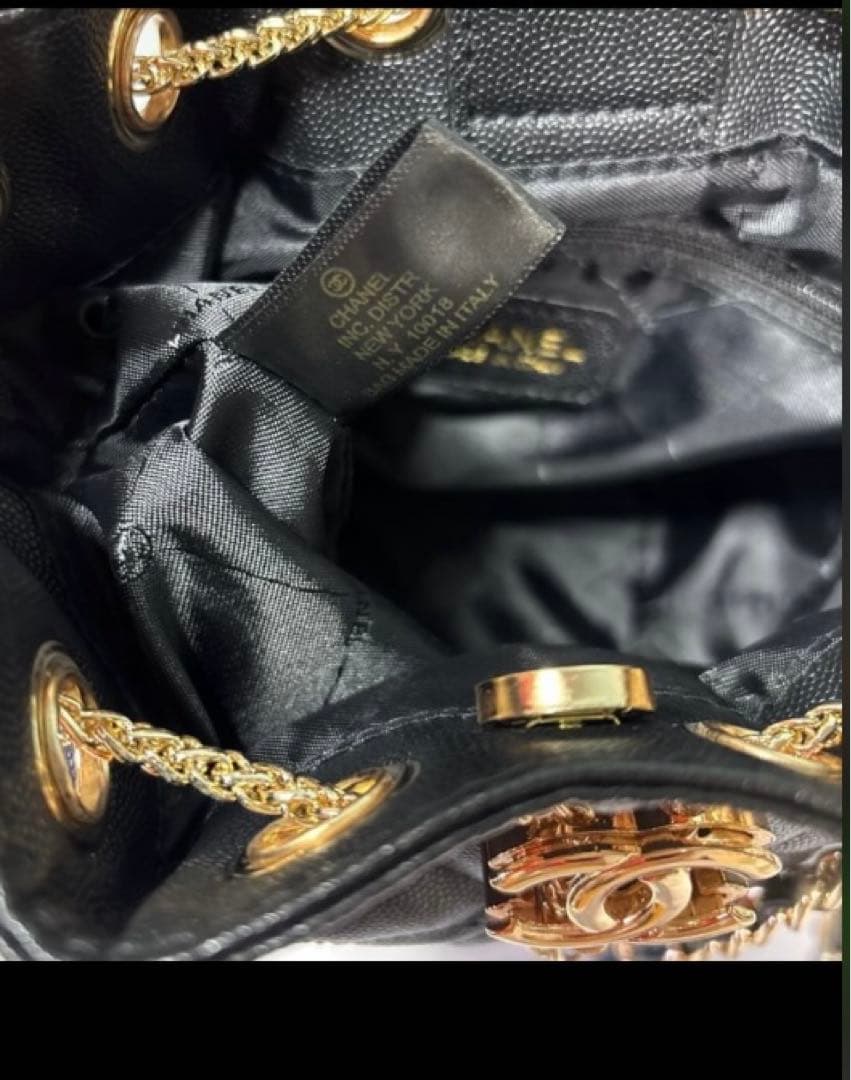 CHANEL MAKEUP キルティングゴールドチェーン 2way