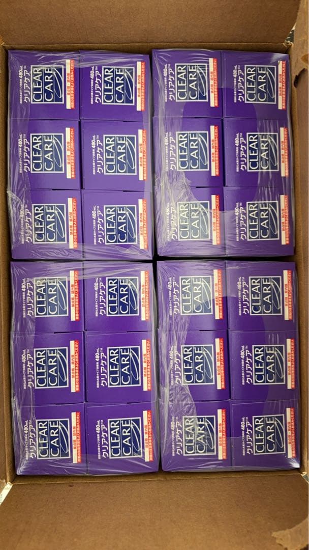 CLEAR CARE ソフトコンタクト洗浄液 480ml 24本入り