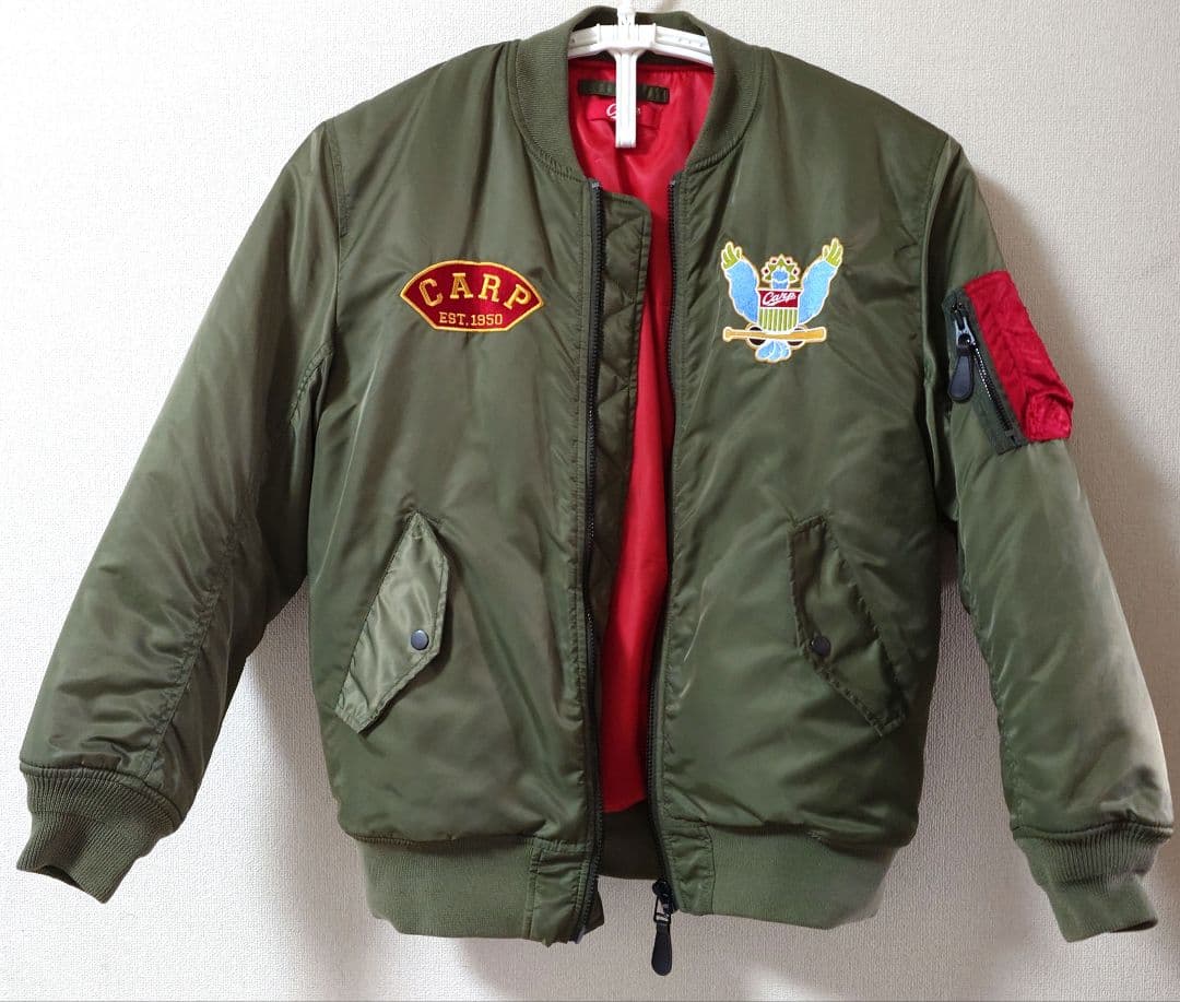 は*ん様 広島東洋カープ　2025年 限定 MA-1 XLサイズ