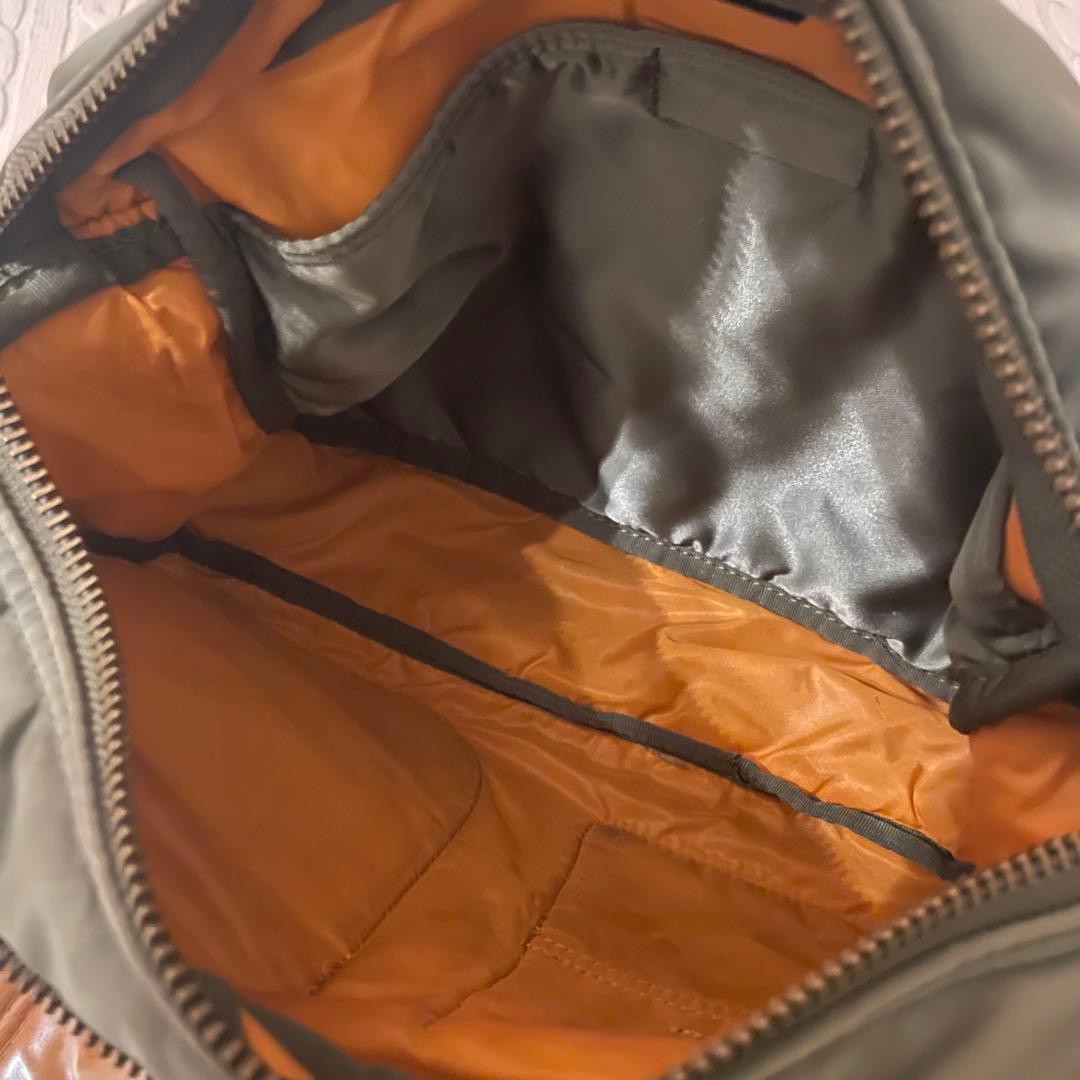 【美品✨】PORTER ポーター タンカー 2層 ショルダーバッグ カーキ