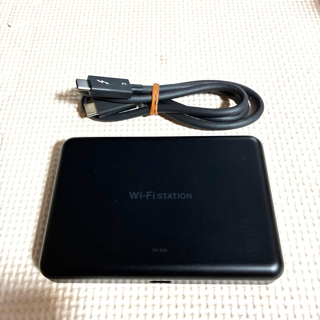 docomo5G Wi-Fi STATION SH-52B ブラック
