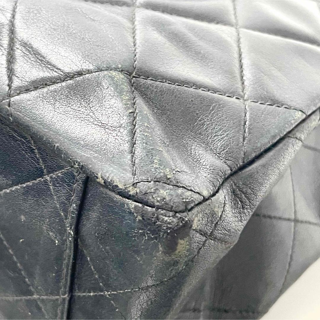 フォーキーシャネル　デカマトラッセ34 ラムスキン　ダブルチェーン