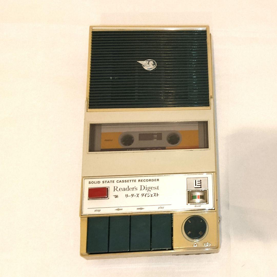 （動作確認済）SANYO リーダーズ ダイジェスト カセットプレーヤー
