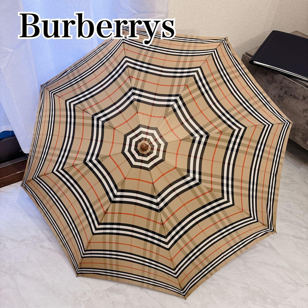 未使用級　Burberry LONDON バーバリーノバチェック　折りたたみ傘