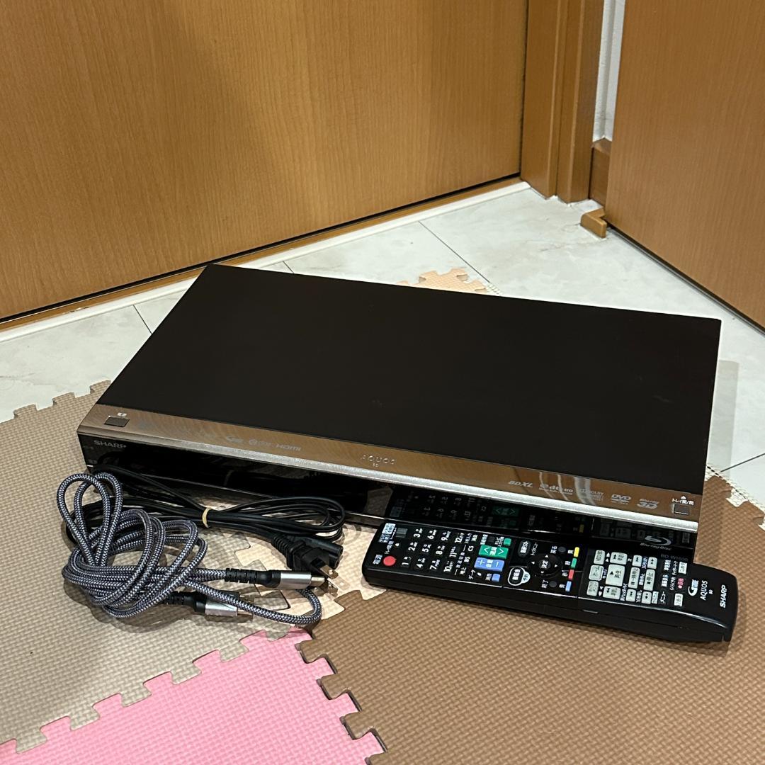 概ね美品 SHARP BD-W1600 ブルーレイレコーダー TB フルセット