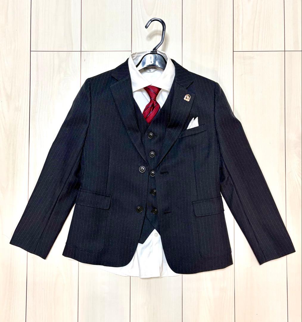 新品未使用品　CHOPIN 150 ベスト付きフォーマルスーツブラック