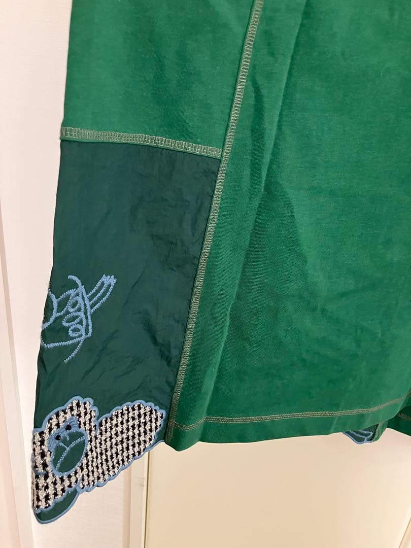 ⭐︎アルベロベロ☆緑色刺繍デザイン長袖チュニック