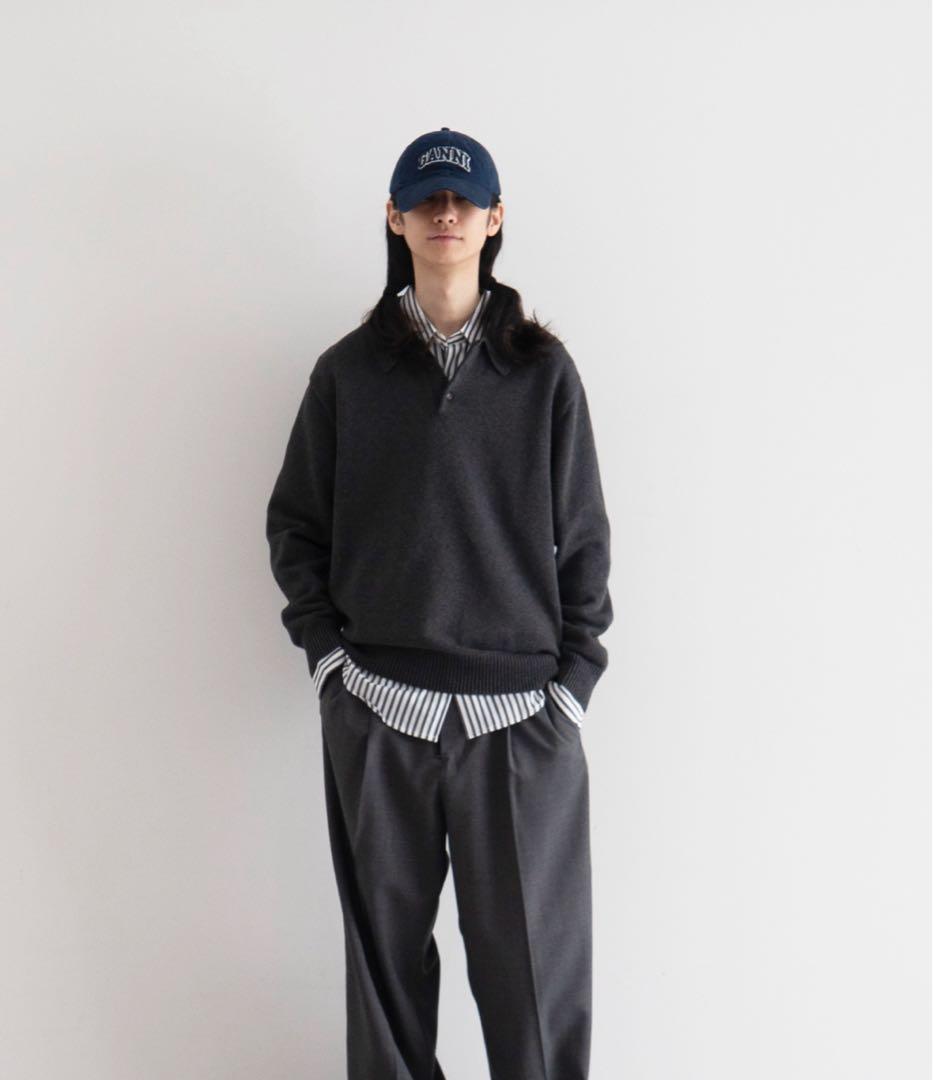 a*a様 KAIKO Knit polo shirt