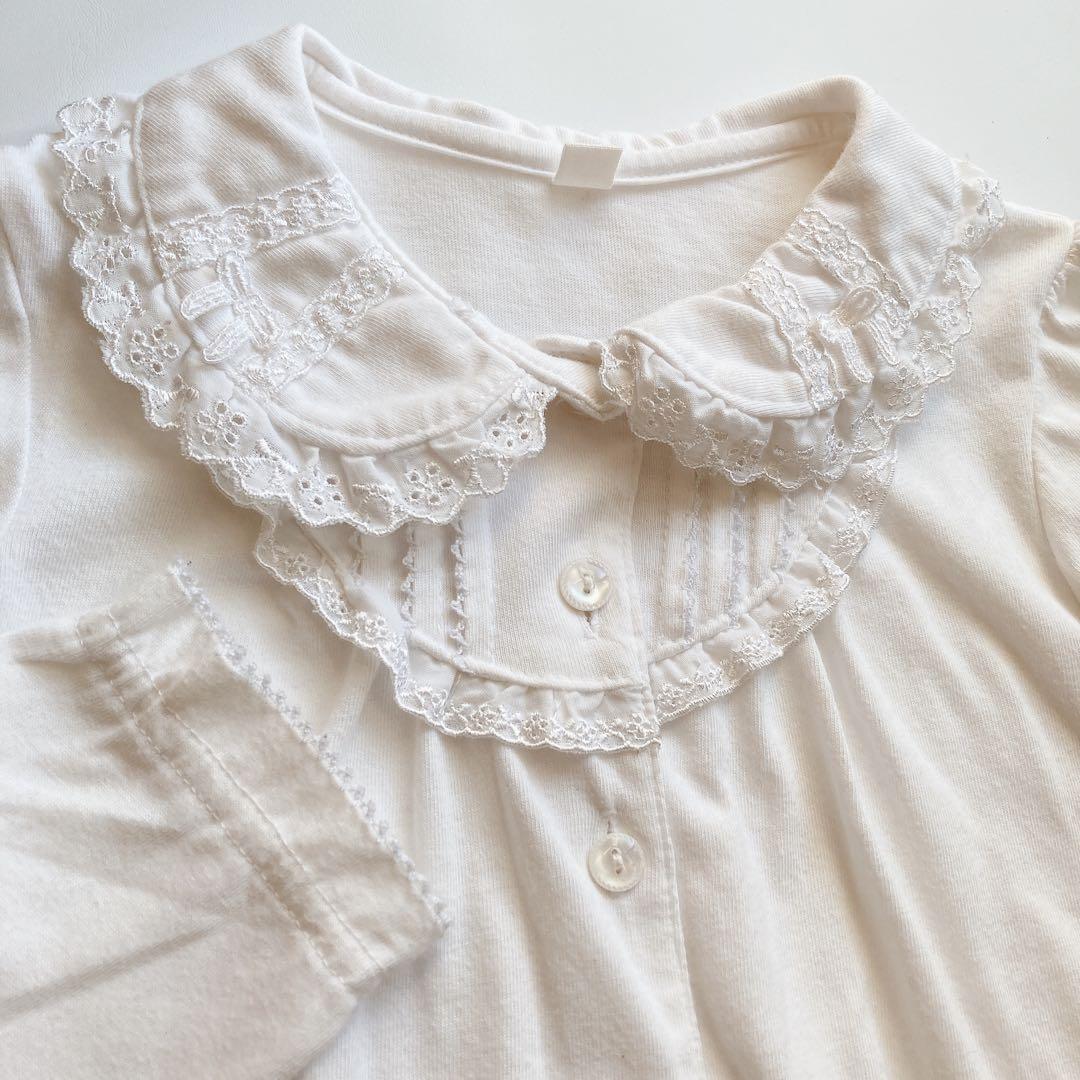 110size ネイビー×レース セレモニー 入学 卒園 フォーマル 女の子