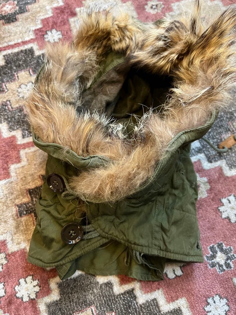 スペシャルビンテージ 70s M-65 XS アルミジップ コヨーテファー